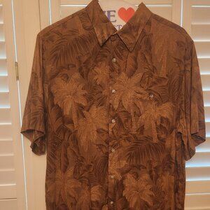 CROFT & BORROW BUTTON DOWN SHORT SLEEVE CASUAL WARE  SHIRT  SIZE L